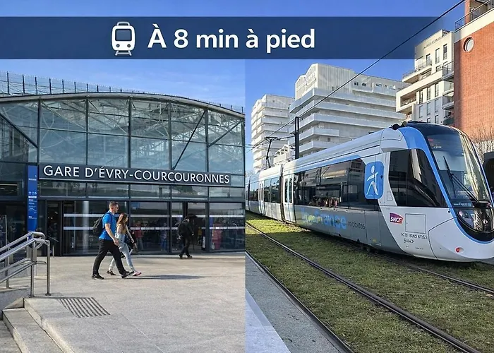 T2 Evry Centre - Proche De Orly Et Paris Apartment Courcouronnes